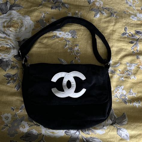 chanel fuzzy bag